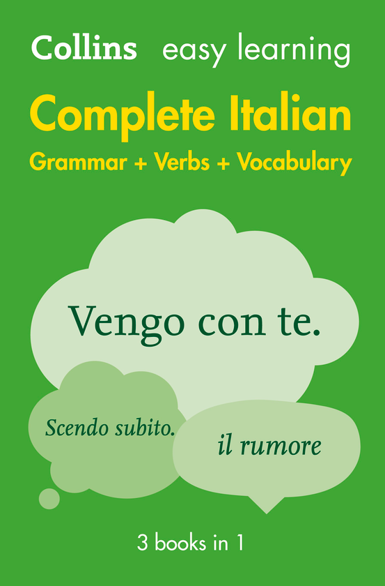 Бумажная книга «Collins Easy Learning. Complete Italian Grammar Verbs Vocabulary. 3 Books in 1» - фото №1
