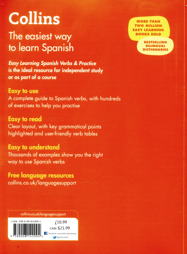 Паперова книга «Collins Easy Learning Spanish. Verbs and Practice 2nd Edition» - фото №1
