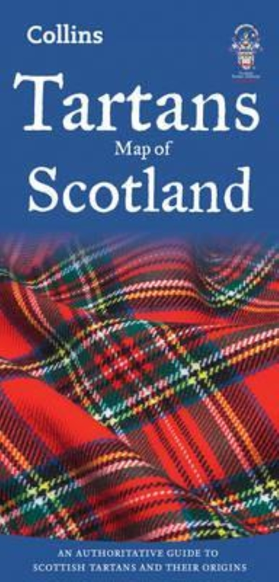 Бумажная книга «Tartans Map of Scotland» - фото №1
