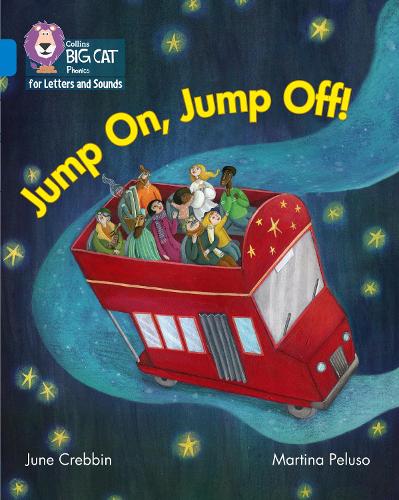 Бумажная книга «Jump On, Jump Off!: Band 04/Blue», автор Джун Креббин - фото №1