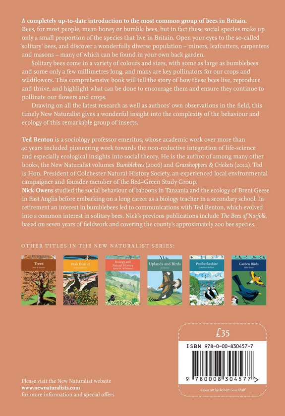 Бумажная книга «Solitary Bees», авторов Тед Бентон, Ник Оуэнс - фото №1