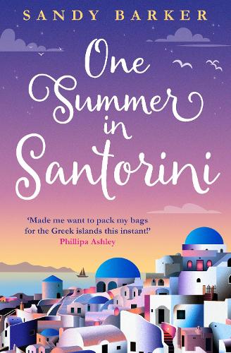 Паперова книга «One Summer in Santorini», автор Сенді Баркер - фото №1