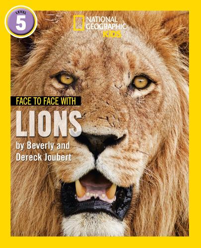 Бумажная книга «Face to Face with Lions: Level 5», авторов Беверли Журбер, Дерек Жубер - фото №1