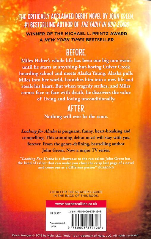 Бумажная книга «Looking for Alaska», автор Джон Грин - фото №1