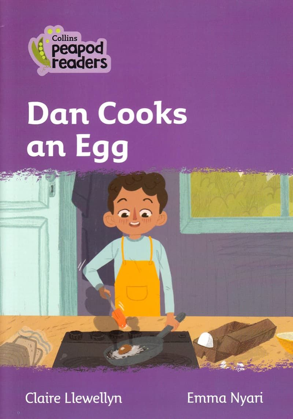Паперова книга «Level 1 - Dan Cooks an Egg», автор Клер Левеллін - фото №1