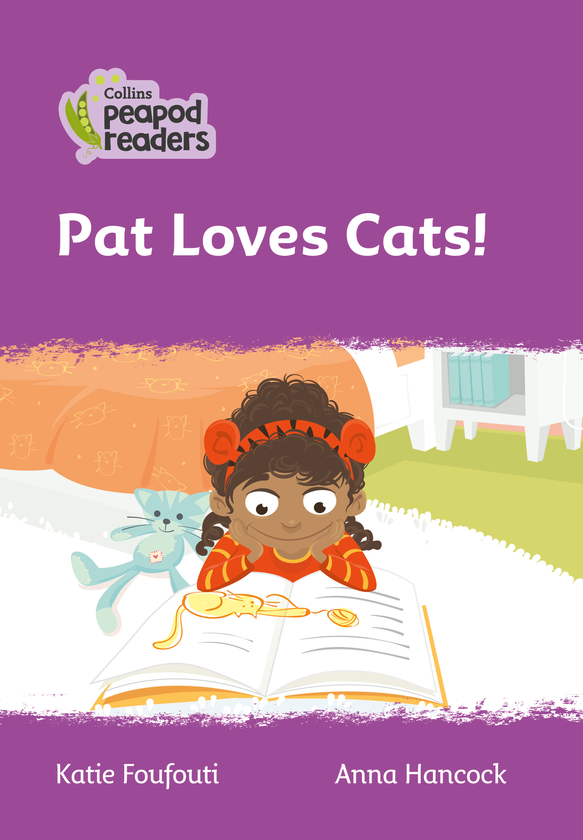 Бумажная книга «Level 1 - Pat Loves Cats!», автор Кэти Фуфути - фото №1
