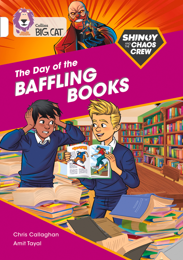 Бумажная книга «Shinoy and the Chaos Crew. The Day of the Baffling Books. Band 10», автор Крис Каллаган - фото №1