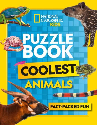 Бумажная книга «Puzzle Book Coolest Animals: Brain-Tickling Quizzes, Sudokus, Crosswords and Wordsearches», автор National Geographic Kids - фото №1