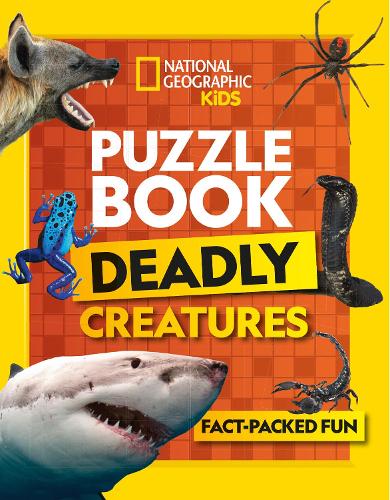 [object Object] «Puzzle Book Deadly Creatures: Brain-Tickling Quizzes, Sudokus, Crosswords and Wordsearches», автор National Geographic Kids - фото №1