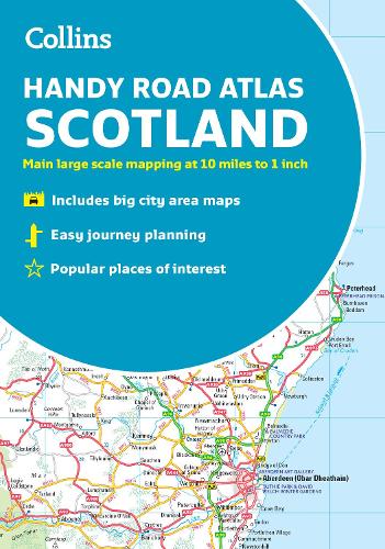 Бумажная книга «Collins Handy Road Atlas Scotland: A5 Paperback», автор Collins Maps - фото №1