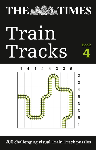 Паперова книга «The Times Train Tracks Book 4: 200 Challenging Visual Logic Puzzles», автор The Times Mind Games - фото №1