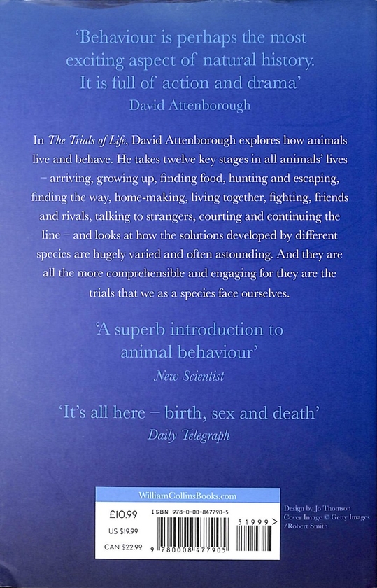 Бумажная книга «The Trials of Life. A Natural History of Animal Behaviour», автор Дэвид Аттенборо - фото №1