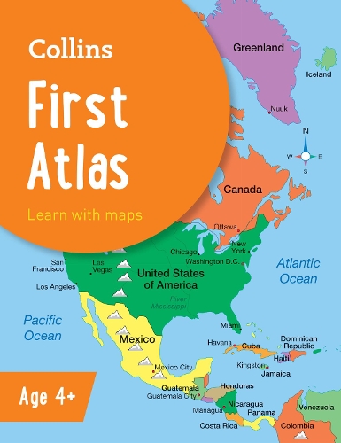 Бумажная книга «Collins First Atlas: Ideal for Learning at School and at Home», автор Collins Maps - фото №1