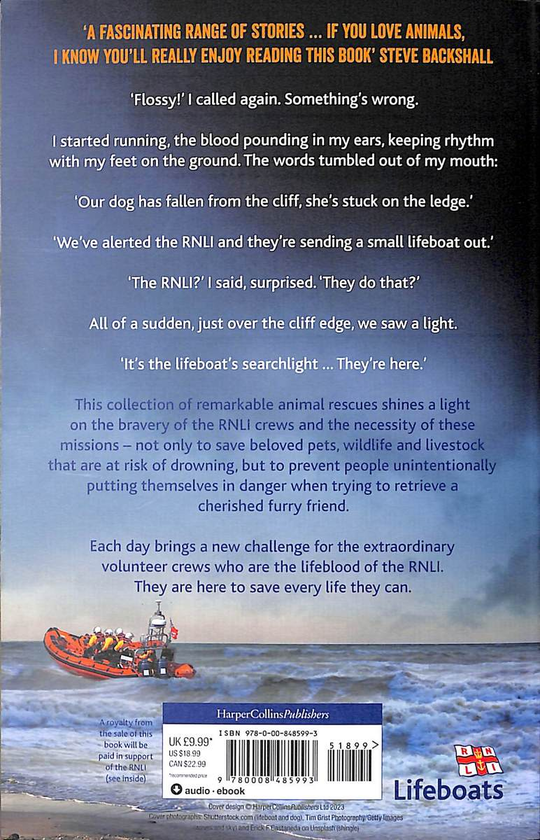 Паперова книга «Saved from the Waves: Animal Rescues of the RNLI» - фото №1