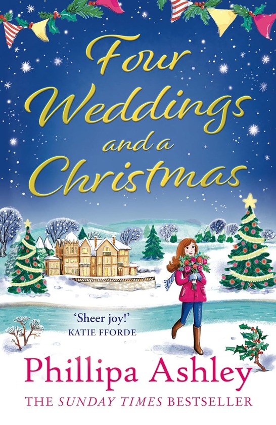 Бумажная книга «Four Weddings and a Christmas», автор Филиппа Эшли - фото №1