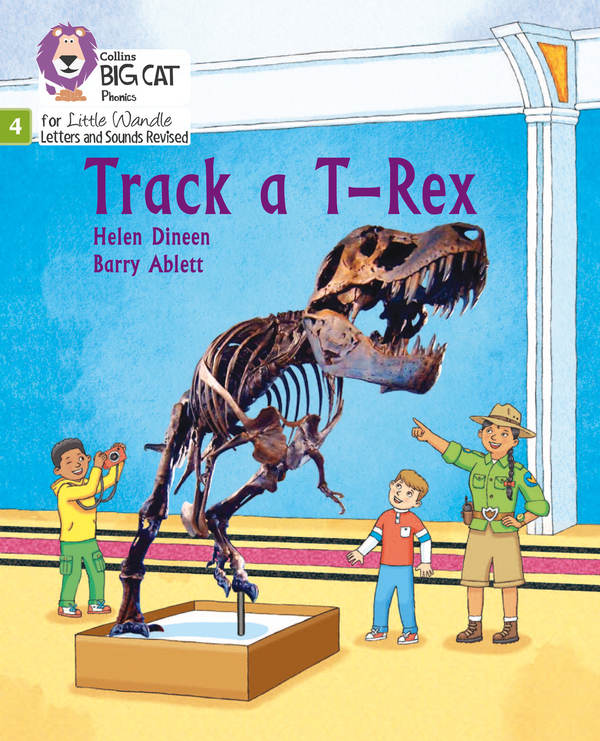 Паперова книга «Track a T-Rex: Phase 4», автор Хелен Дайнен - фото №1