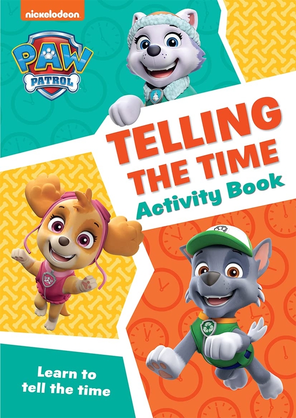Паперова книга «PAW Patrol Telling The Time Activity Book: Get Set for School!» - фото №1
