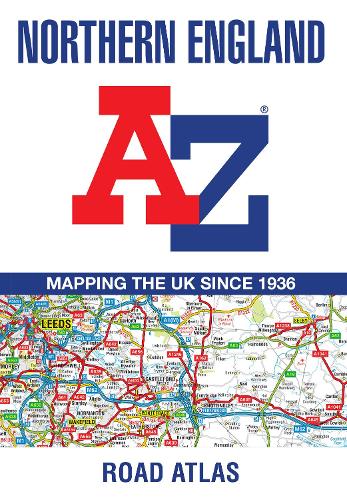 Бумажная книга «Northern England A-Z Road Atlas», автор A-Z Maps - фото №1