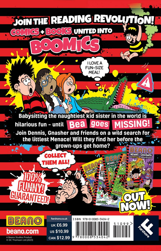 Паперова книга «Beano Dennis & Gnasher: Little Menace's Great Escape» - фото №1