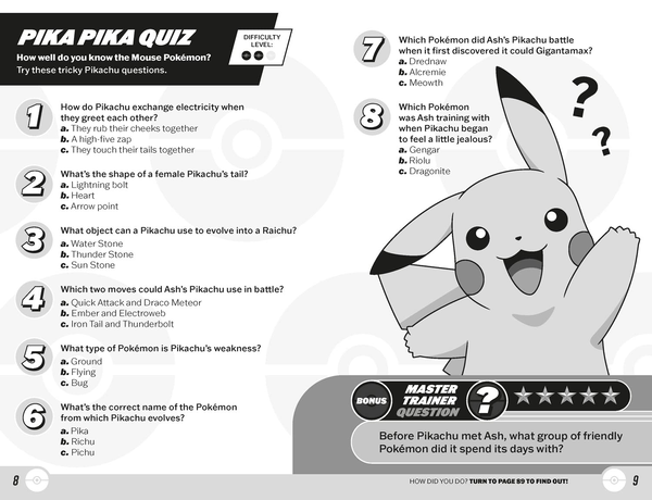 Паперова книга «Pokemon Trivia Challenge» - фото №1