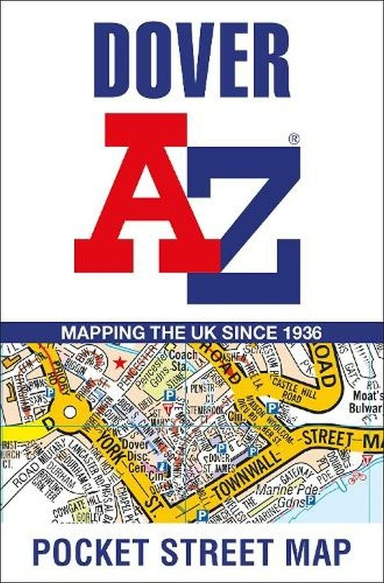 Бумажная книга «Dover A-Z Pocket Street Map» - фото №1