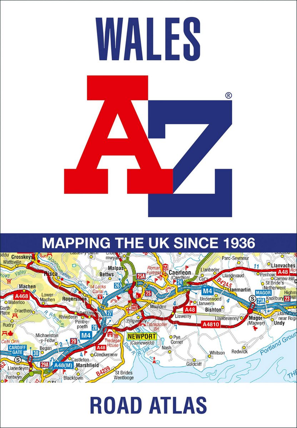 Паперова книга «Wales A-Z Road Atlas» - фото №1