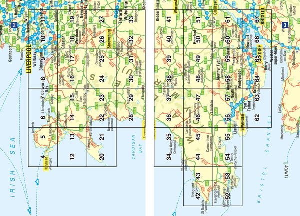 Паперова книга «Wales A-Z Road Atlas» - фото №1
