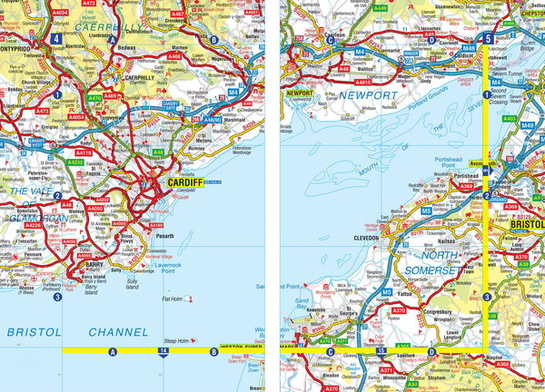 Бумажная книга «Southern England A-Z Road Atlas» - фото №1
