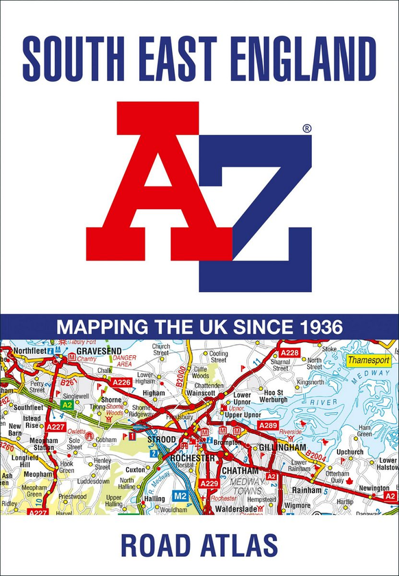 Паперова книга «South East England A-Z Road Atlas» - фото №1