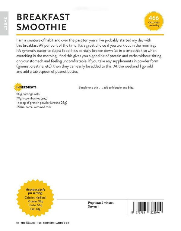 Бумажная книга «The Ultimate High Protein Handbook. 80 delicious, easy recipes for all the family», автор Скотт Бапти - фото №1