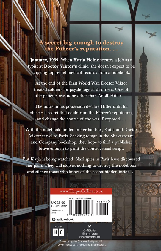 Паперова книга «The Paris Notebook», автор Тесса Харріс - фото №1