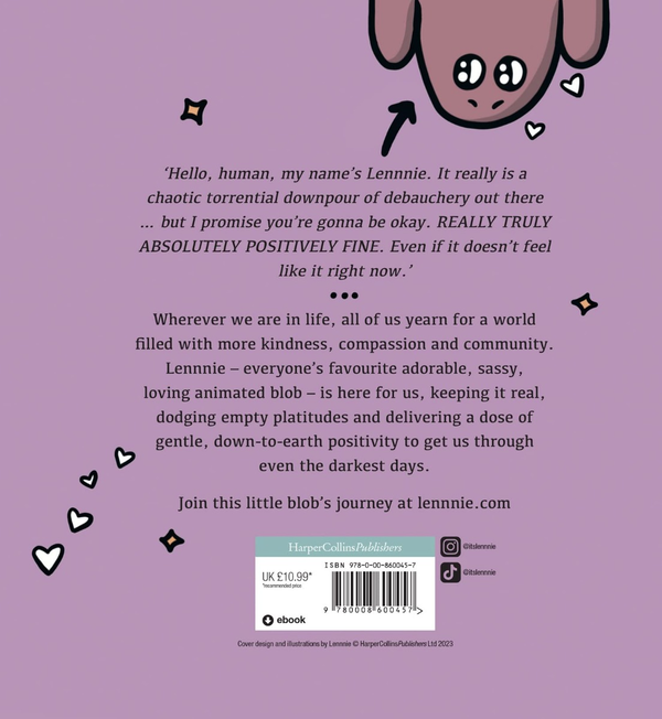 Бумажная книга «Advice from a Blob. How to Find Peace in This Messy Beautiful Chaotic Existence», автор Леннни - фото №1