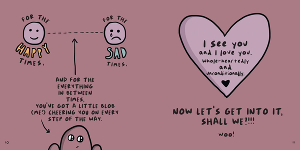 Бумажная книга «Advice from a Blob. How to Find Peace in This Messy Beautiful Chaotic Existence», автор Леннни - фото №1