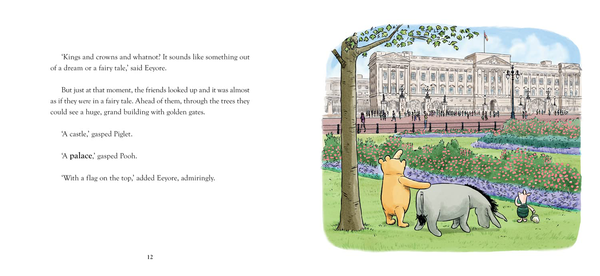 Бумажная книга «Winnie-the-Pooh Meets the King», автор Джейн Риордан - фото №1