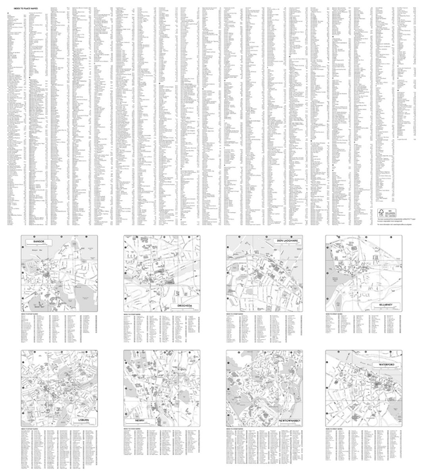 Бумажная книга «2024 Collins Road Map of Ireland. Folded Road Map» - фото №1