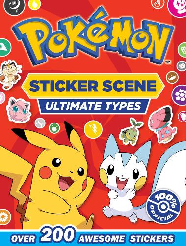 Бумажная книга «POKÉMON ULTIMATE TYPES STICKER SCENE» - фото №1