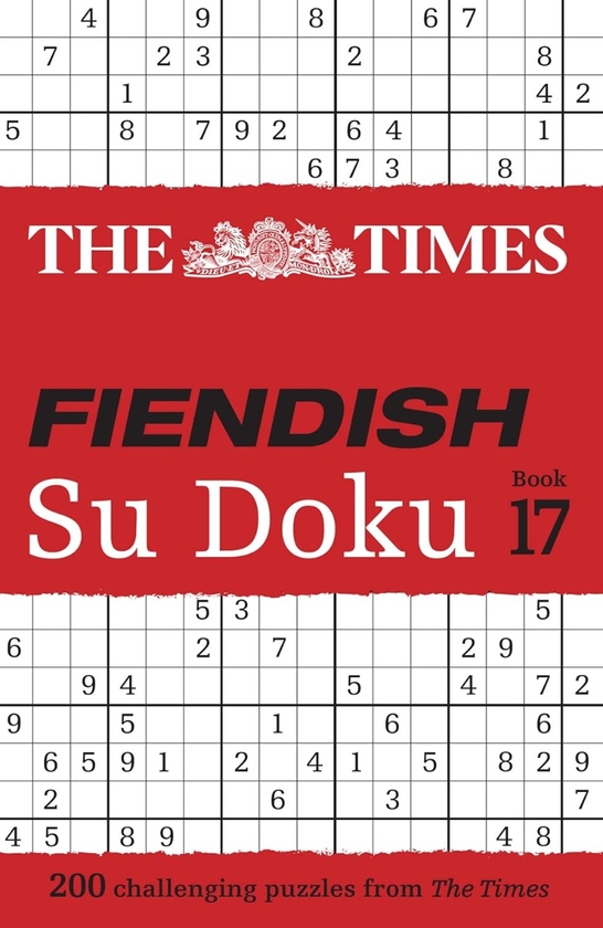 Бумажная книга «The Times Fiendish Su Doku. Book 17. 200 Challenging Puzzles» - фото №1
