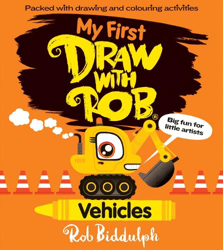 Бумажная книга «My First Draw With Rob: Vehicles», автор Роб Биддульф - фото №1