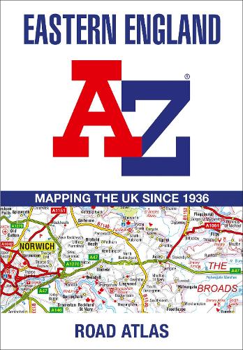 Бумажная книга «Eastern England A-Z Road Atlas», автор A-Z Maps - фото №1