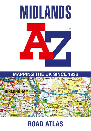 Бумажная книга «Midlands A-Z Road Atlas», автор A-Z Maps - фото №1