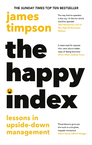 Паперова книга «The Happy Index: A People-First Approach to Leadership», автор Джеймс Тімпсон - фото №1