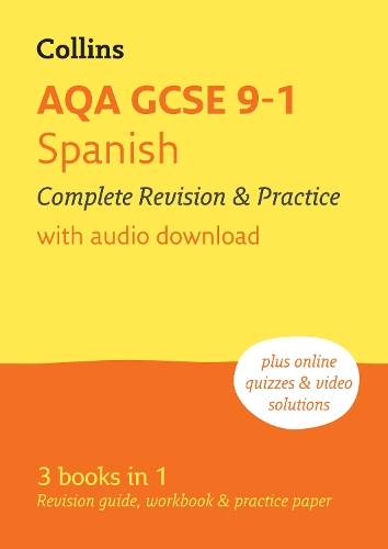Паперова книга «AQA GCSE 9-1 Spanish Complete Revision and Practice: Ideal for Home Learning, 2026 Exam», автор Collins GCSE - фото №1
