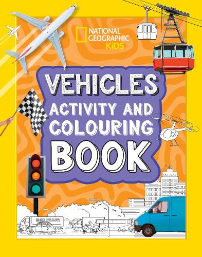 [object Object] «Vehicles Activity and Colouring Book», автор National Geographic Kids - фото №1
