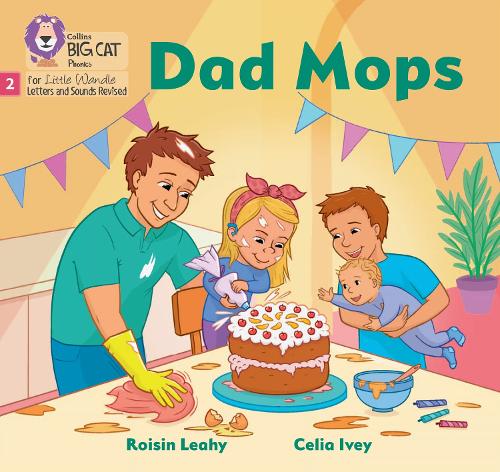 Бумажная книга «Dad Mops: Phase 2 Set 3 Blending Practice», автор Ройсин Лихи - фото №1