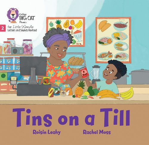 Бумажная книга «Tins on a Till: Phase 2 Set 4 Blending Practice», автор Ройсин Лихи - фото №1