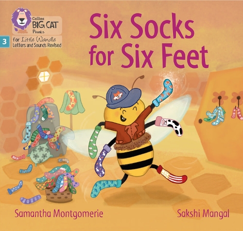 Бумажная книга «Six Socks for Six Feet: Phase 3 Set 1», автор Саманта Монтгомери - фото №1