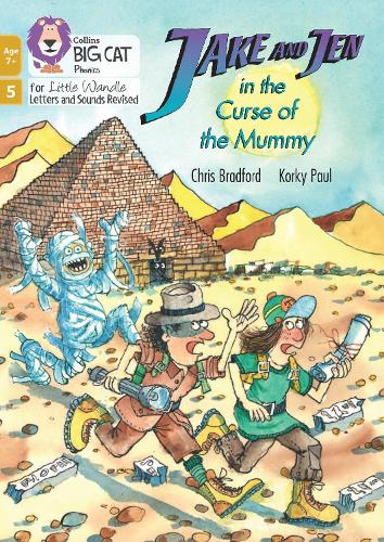 Бумажная книга «Jake and Jen in the Curse of the Mummy: Phase 5 Set 5», автор Крис Брэдфорд - фото №1