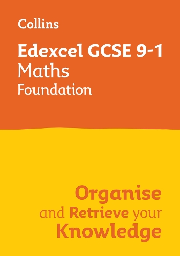 Бумажная книга «Edexcel GCSE 9-1 Maths Foundation Organise and Retrieve Your Knowledge», автор Collins GCSE - фото №1