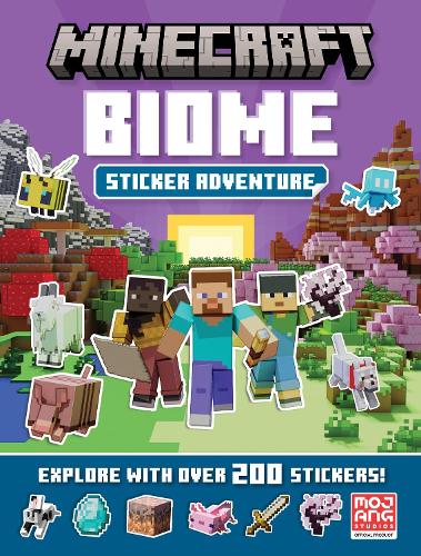 [object Object] «Minecraft Biome Adventure Sticker Book», автор Mojang AB - фото №1