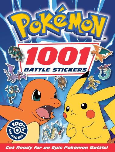 Бумажная книга «Pokémon: 1001 Battle Stickers», автор Покемоны - фото №1